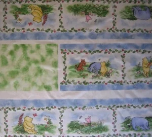 Winnie Pooh Panel PolyCotton Fabric Cutout For Quilt 36x54 Inches - Picture 1 of 5