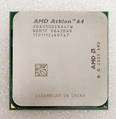 AMD Athlon 64 ADA3500IAA4CW 3500+ 2.2ghz 512kb AM2 CPU Processor w/Grease - Image 1 of 2