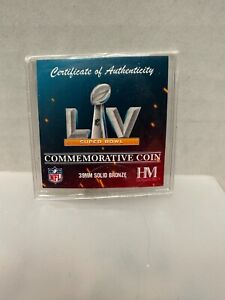NFL Super Bowl LV 55 Official Commemorative Flip Coin Chiefs VS Buccaneers