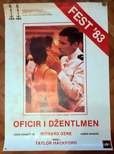An Officer and a Gentleman (1982) Richard Gere FEST Poster Yugoslav Edition - Picture 1 of 1