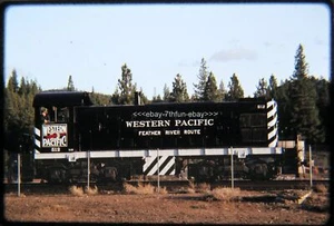 Original Railroad Slide OSLD Western Pacific WP 512 ALCO 4/26/91 - Picture 1 of 1