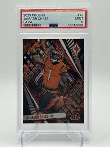 2023 Panini Phoenix - Ja'Marr Chase Lava SP /150 #79 PSA 9 - POP 1 - Picture 1 of 2
