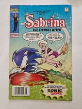 Sabrina the Teenage Witch #28 Archie Comics 1999 Sonic the Hedgehog Crossover