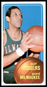 1970-71 Topps Basketball Guy Rodgers (B) Milwaukee Bucks #22