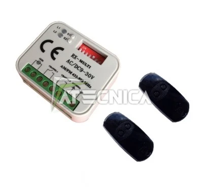 ATECNICA RICEVITORE RADIO RICEVENTE TELECOMANDI CAME 433 TOP432 TOP43 AUTOMAZIONE RXMULTI