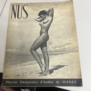 Nus (Naked) Photos Originale D'Andre de Dienes, 1st edition Paris 1947 Autograph - Picture 1 of 8