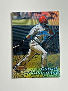 Garrett Anderson Red Parallel /200 2002 Bowmans Best #46 Anaheim Angels - Picture 1 of 2