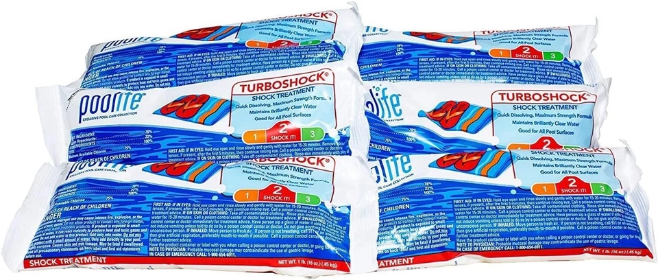 Poolife Turbo Shock 1 Lbs Bags - 6 Pack - Image 1 of 1