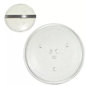 Bandeja tocadiscos de vidrio de 11-1/4 pulgadas para placa de horno de microondas Sharp 9KC3517203500 - Imagen 1 de 8
