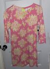 Crown And Ivy Pink, Yellow And White Breezy Coral Sheath Zipper NWT PETITE SMALL