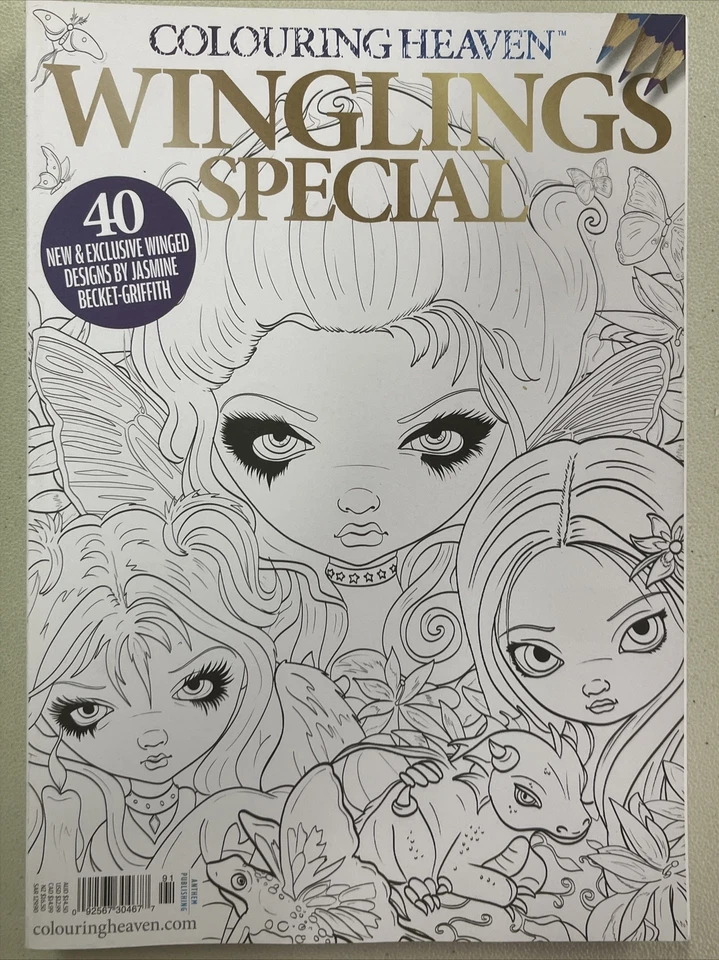 Colouring Heaven Magazine Issue 91 Winglings Special Jasmine Beckett Griffiths Foto 1 de 1