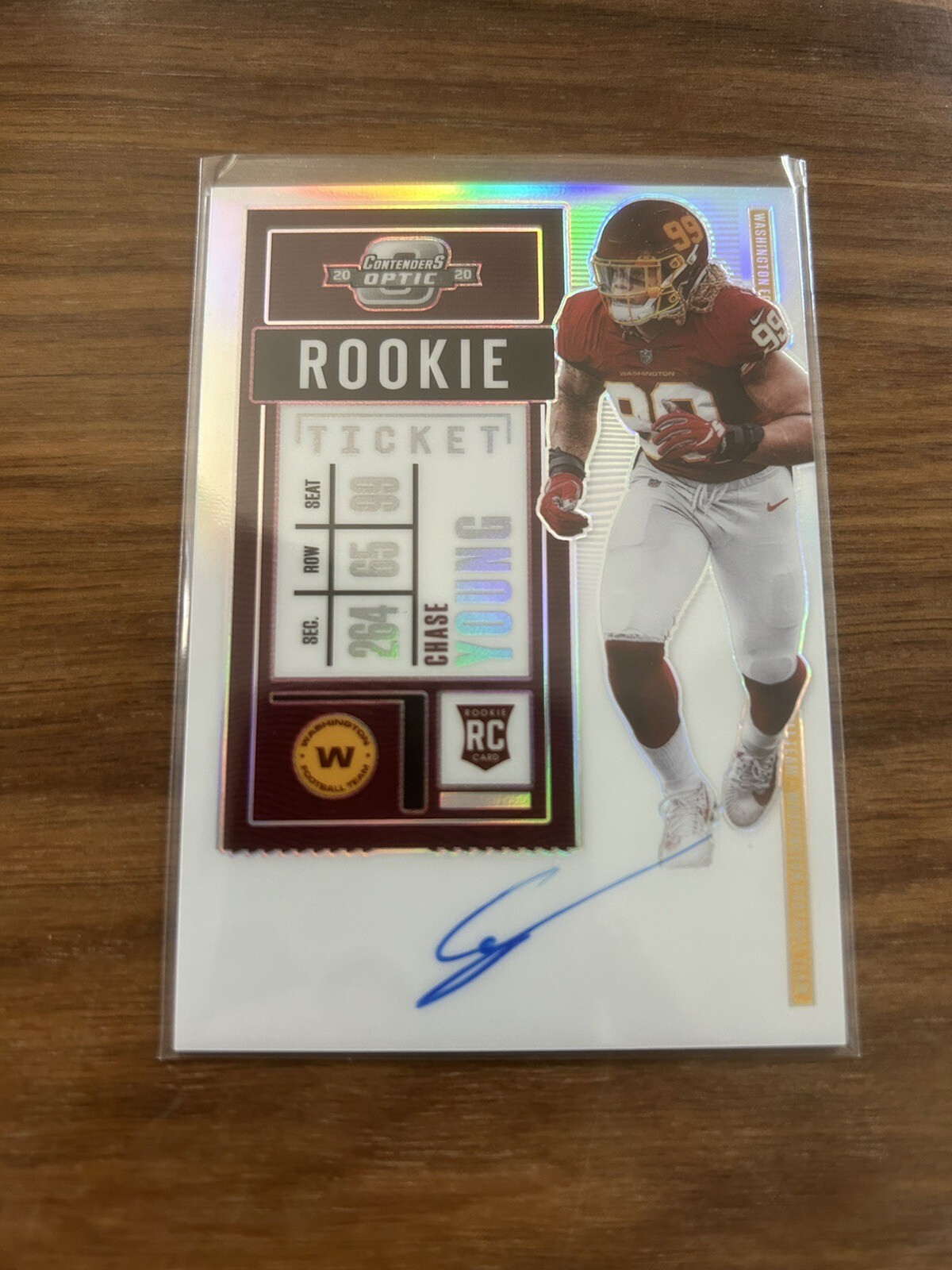 2020 Contenders Optic Chase Young #102 Rookie Ticket Silver Autograph!!! 💎🔥📈