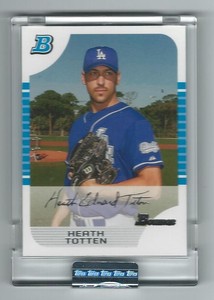 Heath Totten: 2005 Bowman white #299 (#170/240)