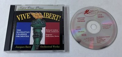CD ~ Richard Auldon Clark, Jacques Ibert VIVE IBERT! Manhattan Chamber Orchestra Foto 1 de 2
