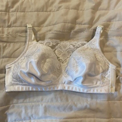 Sujetador Amoena 34B Blanco Isabel Lacey Camisola Bolsillo Mastectomía Inalámbrico 2118 Foto 1 de 4