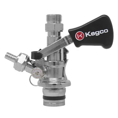 Kegco KT4103W-U - Sistema U Acoplador de grifo de barril mango de palanca negro Foto 1 de 3