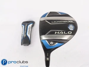 Left Handed Cleveland Launcher XL HALO 18* 5 WOOD w/HC Cypher Senior Flex 449295 - Picture 1 of 4