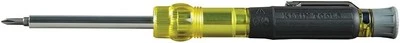 Klein Tools 32613 Multi-Bit Screwdriver, Precision HVAC 3-in-1 Yellow/Black  - Image 1 of 4