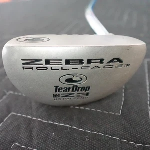 Zebra Roll-Face TearDrop TD Z3 Putter Mens Right Handed Classic Golf Club Steel - Picture 1 of 12