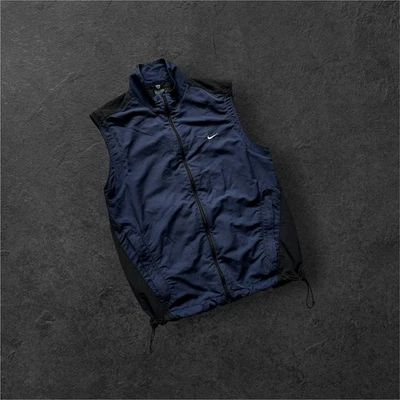 Vintage Weste Nike Y2K Size S Herren 90s Sportweste Blau Retro 90er Rare - Bild 1 von 4