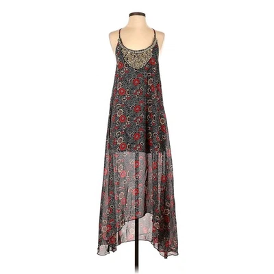 Vestido Boohoo Tasha Estampado Floral Dobladillo Cuentas TALLA 4P Pequeño Nuevo Defecto Foto 1 de 4