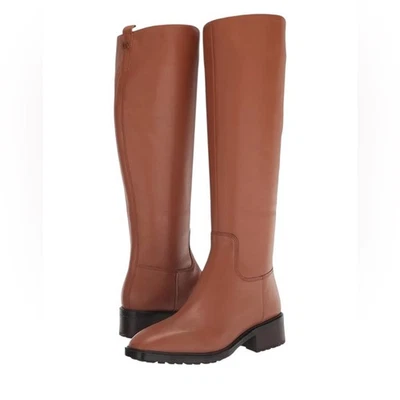 Botas Calvin Klein Botas Cuero Cremallera Hasta la Rodilla Tostadas Talla 8.5M Nuevas sin Etiquetas Foto 1 de 4