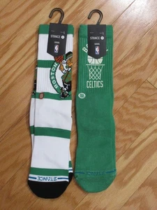Boston Celtics NBA Basketball Stance Crew-Socken für Herren ~~2 PAAR~~ - Bild 1 von 4