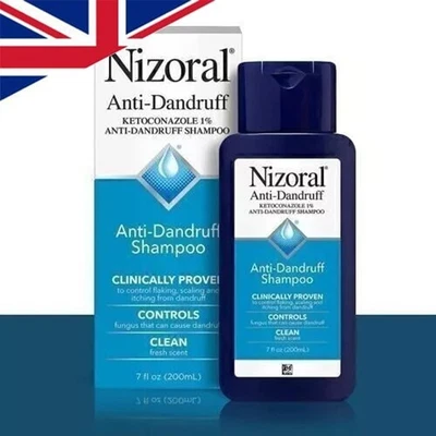 Champú anticaspa Nizoral, 7 fl oz ¡El precio más bajo! Envío gratuito Reino Unido - Imagen 1 de 4