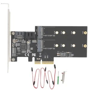 Expansion Card PCIE To 3 Ports SATA3.0 2-Port M.2 Electronic Component JMB585 CB - Bild 1 von 19