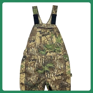 Cabela's Realtree Salopette Mimetica Uomo XL Verde Caccia Pesca Abbigliamento da Lavoro USA - Foto 1 di 14
