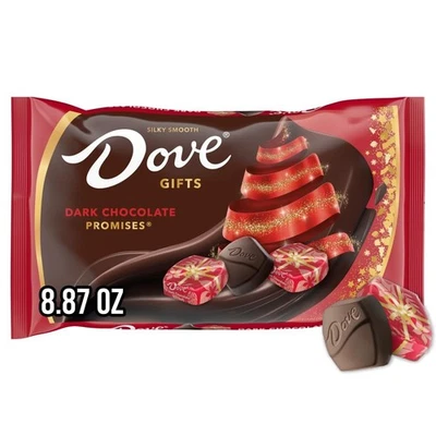 DOVE PROMISES Holiday Gift Dark Chocolate Christmas Candy 8.87 oz Bag - Image 1 of 4