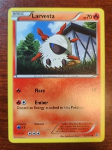 Larvesta Pokemon Karte, Plasma Blast Set 12/101 - Bild 1 von 2
