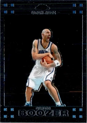 2007-08 Topps Chrome #64 Carlos Boozer Utah Jazz - Image 1 of 2