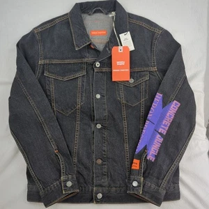 NWT HERON PRESTON x LEVIS CONCRETE JUNGLE TRUCKER JACKET SIZE LARGE. A75 - Picture 1 of 4