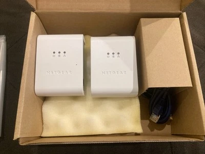Netgear 85 Mbps Wall-Plugged Ethernet Adapter XET1001 Set Of 2 Refurbished - Image 1 of 4
