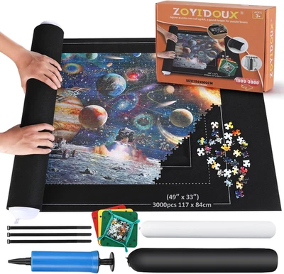 Tapete Puzzle, Tapete para Enrollar Puzzles, Tapete para Puzzles 3000 Piezas, Pu - Imagen 1 de 4