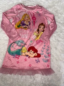 Disney Princess Girls Sz. 6 Pink Nightgown. Adorable - Picture 1 of 7