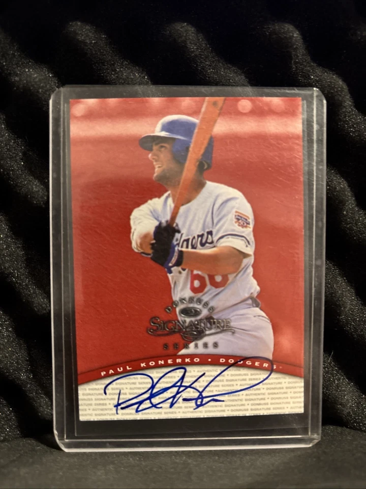 1997 Donruss Signature Series - Authentic Signatures Paul Konerko Blue Ink (AU) - Image 1 of 1