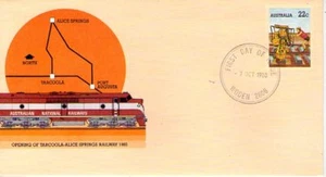 Australia Trenes Ferrocarriles Sobre entero postal año 1980 (S-616) - Photo 1/1