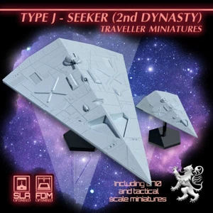 2nd Dynasty - 3D Printed Type J Seeker- 28mm - 1/270 & 1 inch Hex - Picture 1 of 2