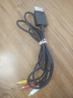 AV RCA Cable Cord for For Microsoft Xbox 360 TV Game - Image 1 of 4