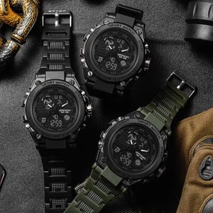 Men's Military Watch Outdoor Sports Electronic Watch Tactical Army Wristwatch EL - Picture 1 of 14