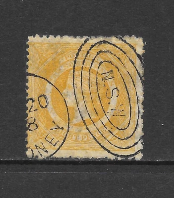 NUEVO SUR DE GALES SCOTT 67b USADO BIEN - 1882 8p EDICIÓN AMARILLA - REINA VICTORIA Foto 1 de 2