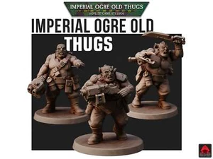 Imperial Ogre Old Thugs | Red Pilgrim Miniatures | 28mm - Picture 1 of 6