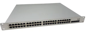Cisco Meraki MS225-48LP-HW 48-Port Gigabit PoE Cloud Managed 4xSFP+ UNCLAIMED - Picture 1 of 7