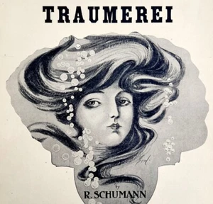 Partituras Traumerei Schumann 1907 piano antiguo publicación eclipse DWFF3 - Imagen 1 de 2