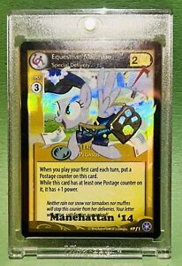 My Little Pony Equestrian Manehattan Mailmare Special Delivery Promo Card, RARE
