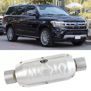 For Ford Expedition 3.5L 5.4L 2.5" In/Out Catalytic Converter EPA StainlessSteel - Picture 1 of 19
