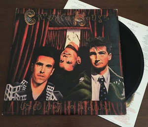 Crowded House - Temple Of Low Men 1st Greek Edition Vinyl 1988 LP +Inner Rare EX - Picture 1 of 11