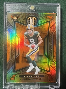 2022 Christian Watson Gold Standard Orange Rc Rookie /30 #132 Packers
